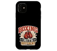 Custodia per iPhone 11 Boxing Hits Different Vintage
