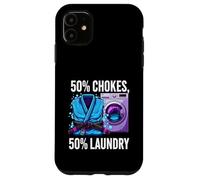 Custodia per iPhone 11 Brazilian Jiu Jitsu 50% Chokes 50% Laundry BJJ
