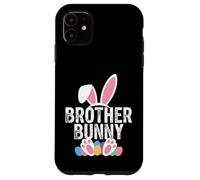 Custodia per iPhone 11 Brother Bunny Easter Matching Ragazzi Coniglio