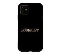 Custodia per iPhone 11 Budapest Città Di Roses Ungheria Viaggi Vintage Tipografia