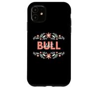 Custodia per iPhone 11 Bullshit Funny Floral Sarcastic Meme Mom & Grandma Bullshit