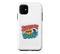 Custodia per iPhone 11 Bum di compleanno | Retro Groovy Sun Ocean Beach Estate