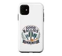 Custodia per iPhone 11 Buoni Rally Run In Il Famiglia Pickleball Vintage