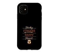 Custodia per iPhone 11 Burro di arachidi Addict Spoon Rituale Food Obsession Craving