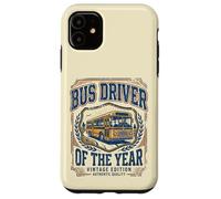 Custodia per iPhone 11 Bus Driver of the Year Vintage Fun Appreciation