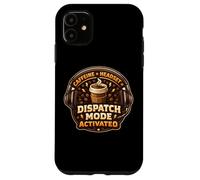 Custodia per iPhone 11 Caffeina auricolare Modalità spedizione attivato Dispatcher Caffè