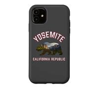 Custodia per iPhone 11 California Republic Bear Yosemite Valley National Park Flag
