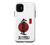 Custodia per iPhone 11 Calligrafia Jujutsu/Arti Marziali Giapponesi Design