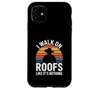 Custodia per iPhone 11 Cammino sui tetti come se non fosse niente di divertente