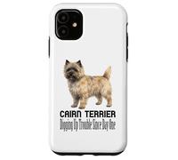 Custodia per iPhone 11 Cane Cairn Terrier che scava problemi dal primo animale domestico