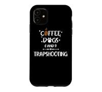 Custodia per iPhone 11 Cani da caffè e traptiro | Skeet Trap Clay Shooting