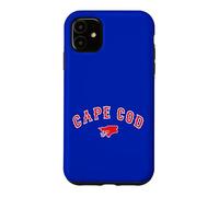 Custodia per iPhone 11 Cape Cod Boston Massachusetts Baseball Logo Abbigliamento
