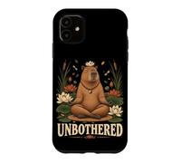 Custodia per iPhone 11 Capibara Meditante per una Mente Serena e Tranquilla