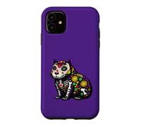 Custodia per iPhone 11 Capybara Mexican Sugar Skull Calavera Viva Mexico Party
