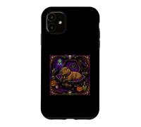 Custodia per iPhone 11 Capybara Zombie Ghoul Undead Vampiro Coffin Spooky Horror