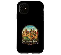 Custodia per iPhone 11 Carcassonne Francia Viaggio Souvenir Città Regalo
