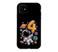 Custodia per iPhone 11 Carino Astronauta 4 ° Space Explorer Cosmic Fun