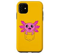 Custodia per iPhone 11 Carino Baby Axolotl In Tasca Kawaii Anime