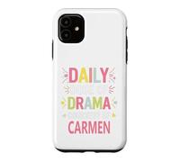Custodia per iPhone 11 CARMEN Personalized Name Funny Cute Custom CARMEN Name