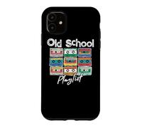 Custodia per iPhone 11 Cassette Tape Music 80s Old School Playlist Vintage Eighties
