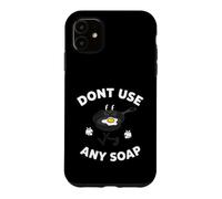 Custodia per iPhone 11 Cast Iron Skillet Funny Dont Use Any Soap Retro Pan