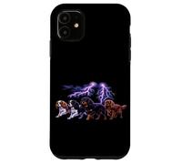 Custodia per iPhone 11 Cavalier King Charles Spaniel Vintage anni '90 Proprietario amante dei cani