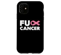Custodia per iPhone 11 Cazzo Cancro TShirt - Cazzo di Tumore al seno consapevolezza