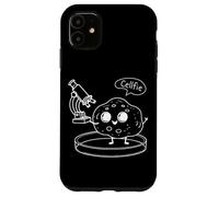 Custodia per iPhone 11 Cellfie Line Art Cell Meme Scienza Biologia Divertente Lab
