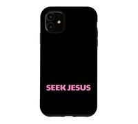 Custodia per iPhone 11 Cerca Gesù, ma prima lasciami ringraziare Dio, Salva, cristiano