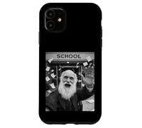 Custodia per iPhone 11 Charles Darwin Ultimo Giorno Di Scuola Summer Break Divertente Selfie