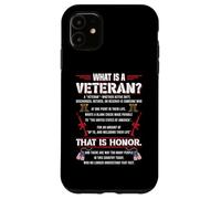 Custodia per iPhone 11 Che cos'è un veterano che è onore militare veterani patriottici