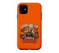 Custodia per iPhone 11 Chef Cook Halloween Cucinare qualcosa di malvagio ristorante