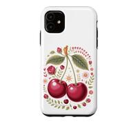 Custodia per iPhone 11 Cherry Sweet Little Stone Fruit Cherry Lover