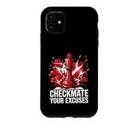 Custodia per iPhone 11 Chess Player Checkmate Your Excuses Motivational