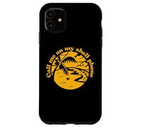 Custodia per iPhone 11 Chiamami sul mio telefono Shell Ocean Beach Vibe