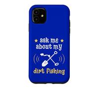 Custodia per iPhone 11 Chiedimi informazioni sul mio rilevatore di magneti per cacciatori di tesori di pesca dello sporco