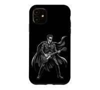 Custodia per iPhone 11 Chitarrista Rock Vintage con Stile Ribelle