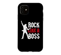 Custodia per iPhone 11 Chitarrista Solista Ritmico Rock Band Rock Like A Boss