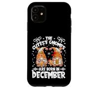 Custodia per iPhone 11 Christmas Gingerbread Birthday Gnomes Xmas Born In December