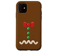 Custodia per iPhone 11 Christmas Gingerbread Costume Kids Funny Christmas Holiday