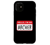 Custodia per iPhone 11 Ciao, sono un arciere - Divertente