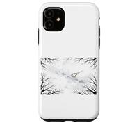 Custodia per iPhone 11 Cielo notturno Stelle Campeggio Natura Foresta Campeggio Esterno Camper