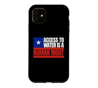 Custodia per iPhone 11 Cile, L'accesso all'acqua è un diritto umano, bandiera del Cile