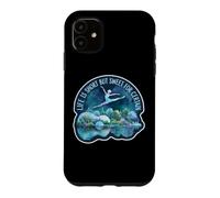 Custodia per iPhone 11 Citazione della chitarra Life Is Short But Sweet For Certain Music Lover