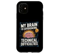 Custodia per iPhone 11 Citazione divertente del paziente con malattia di Parkinson Il mio cervello
