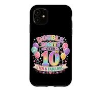 Custodia per iPhone 11 Club Dieci e Favolose Grafiche Arcobaleno Pastello A Doppia C
