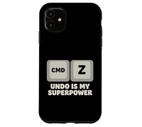 Custodia per iPhone 11 Cmd Z Undo è il mio creatore di illustratori digitali superpotenza