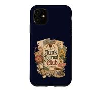 Custodia per iPhone 11 Collage di carta vintage Junk Journal Club