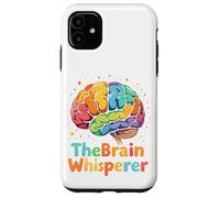 Custodia per iPhone 11 Colorful Love Science Anatomia umana Il sussurro al cervello