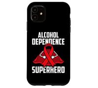 Custodia per iPhone 11 Combattente guerriero sopravvissuto supereroe dipendenza da alcol